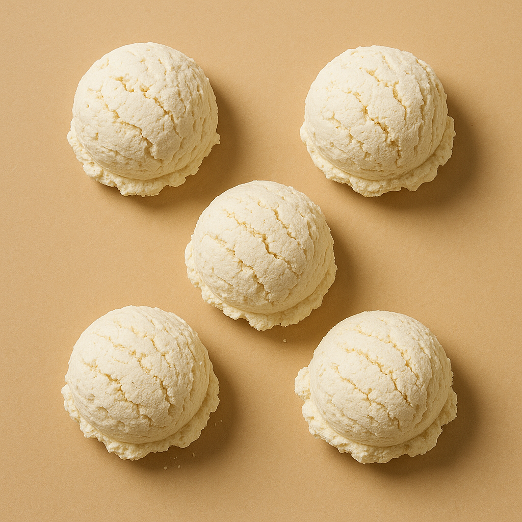 Freeze Dried Vanilla ice cream