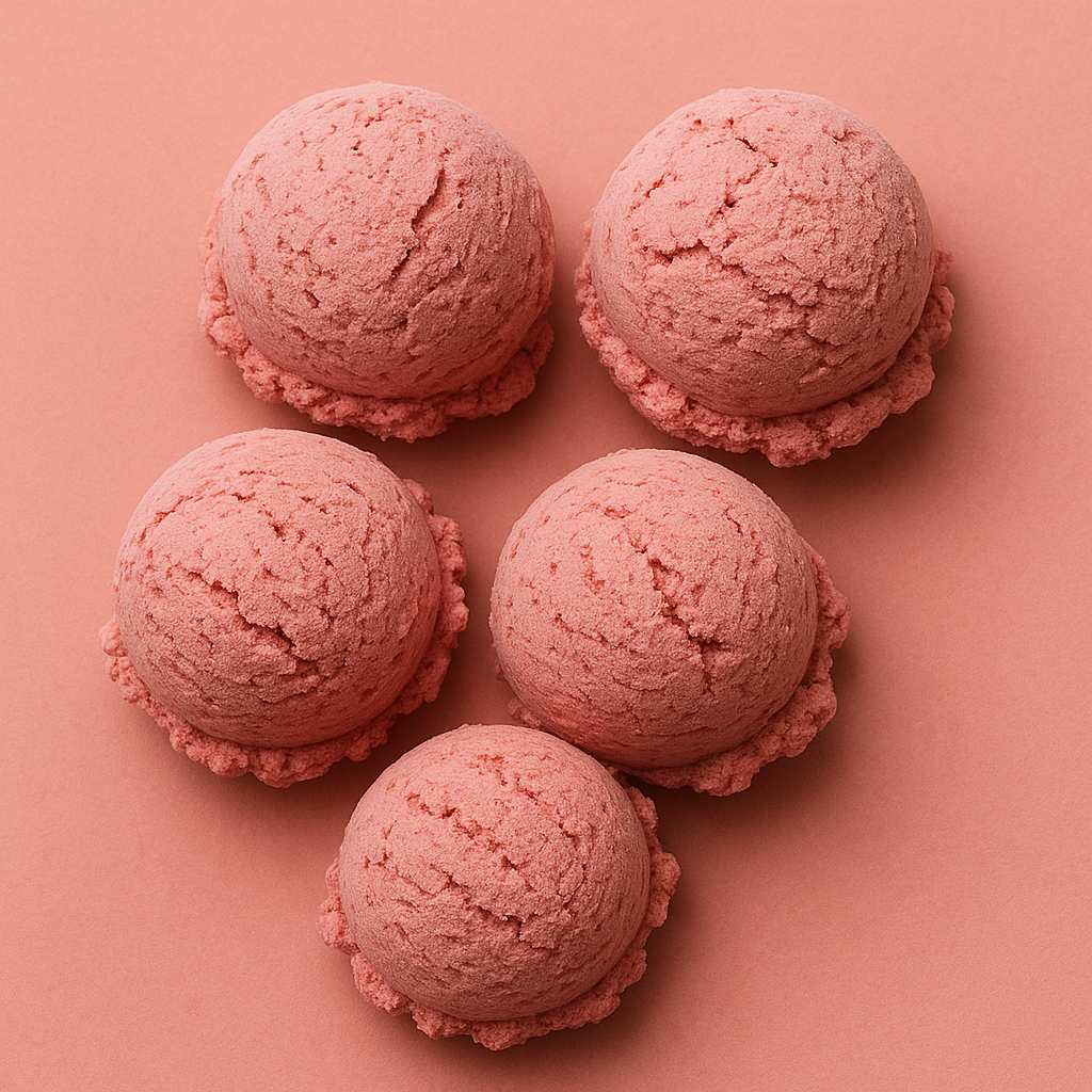 Freeze Dried Strawberry Ice Cream