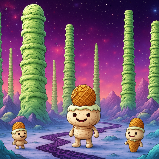 Freeze Dried Pistachio Ice Cream